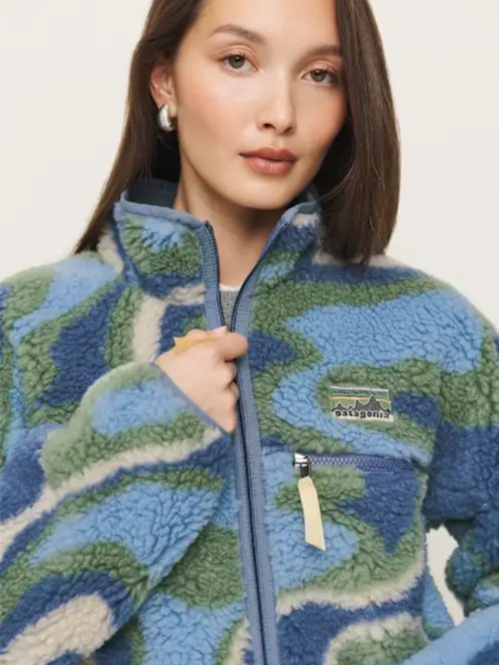 Reformation Patagonia Natural Blend Retro Cardigan